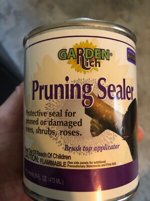 Bonide Garden Rich Pruning Sealer with Brush Top Applicator, 16 Oz Case of 12