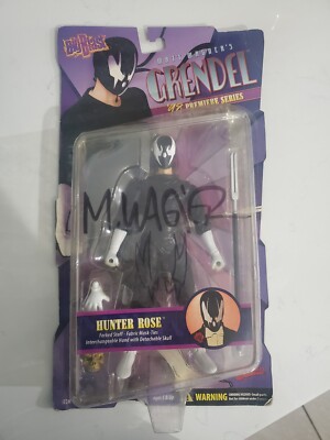 Graphitti Designs Action Figure Grendel - Hunter Rose SIGNED By Matt Wagner