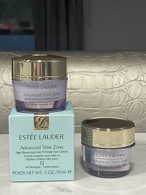 NIB Estée Lauder Advanced Time Zone Anti Wrinkle Eye & Face Cream 0.5 oz + 0.5oz