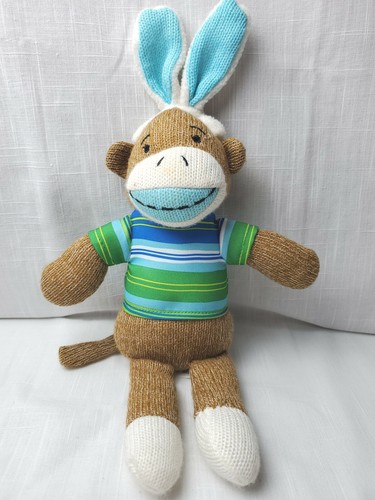 Dan Dee Sock Monkey With Bunny Ears