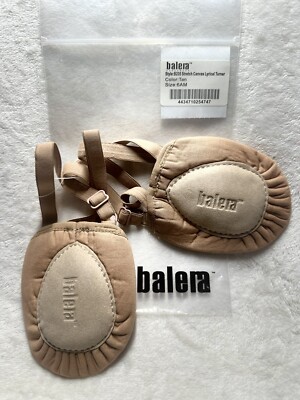 NEW Dance Lyrical Jazz Half Sole Shoes Turners Nude/Tan Child & Adult Size 6AM