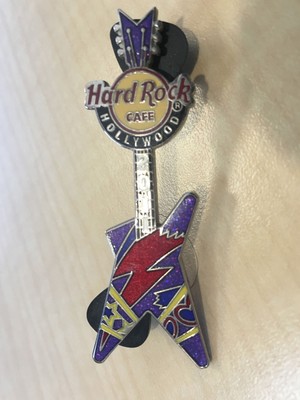 hard rock cafe hollywood dime purple guitar