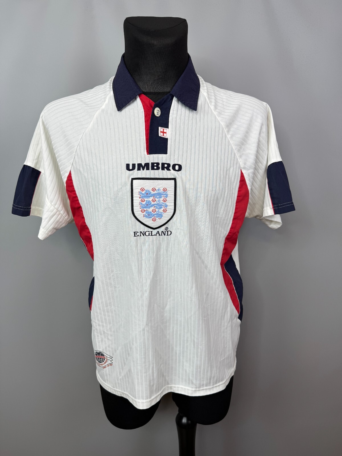 ENGLAND 1997 1998 HOME SHIRT FOOTBALL SOCCER JERSEY UMBRO ENGLAND 1997 1998 HOME SHIRT FOOTBALL SOCCER JERSEY UMBRO