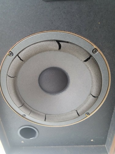 Vintage Realistic Nova-5 Bookshelf Speakers Working *See pictures for Cracks*