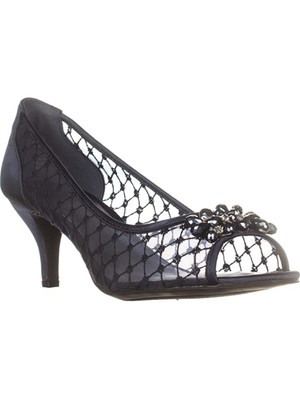 

KAREN SCOTT Женские черные атласные туфли на каблуке Maralyn Slip On Pumps, Черный, MARALYNSB