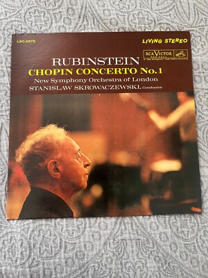 Rubinstein, Chopin - Concerto No. 1 in E Minor, Op. 11 RCA LSC-2575 TESTED VG+