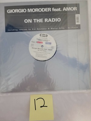 Giorgio Moroder feat AMOR On The Radio 12'' record