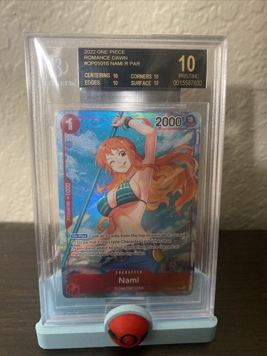 One Piece Card Nami OP01-016 BGS 10 Black Label 1st WAVE Pre One Piece Card Nami OP01-016 BGS 10 Black Label 1st WAVE Pre