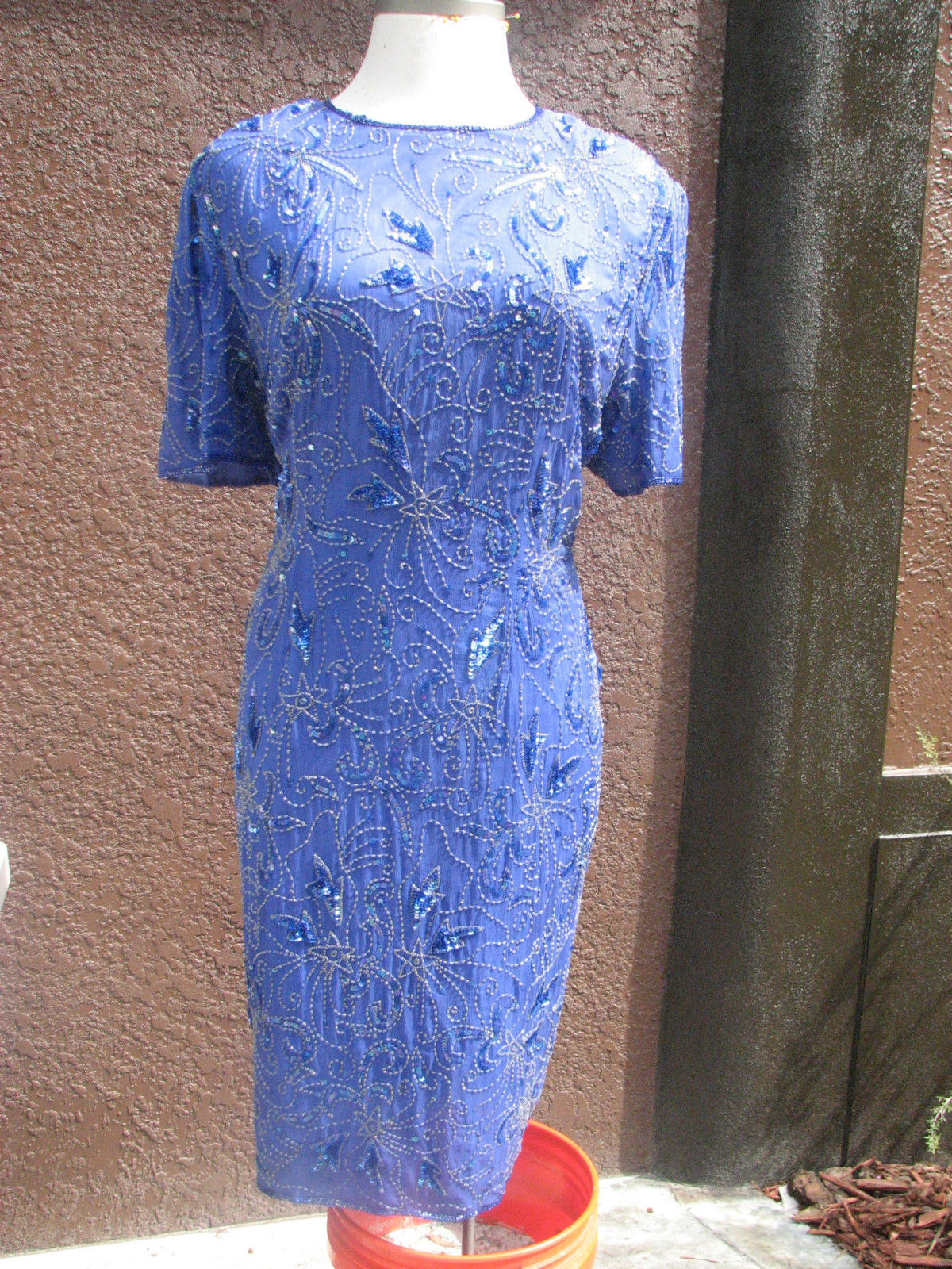 Short Sleeve 100% Silk Bridesmaid Dresses