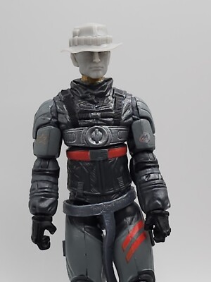 3d Printed Vietnam SNAKE EYES HEAD  1:18 3 3/4'' GI Joe 25th Anniversary B06
