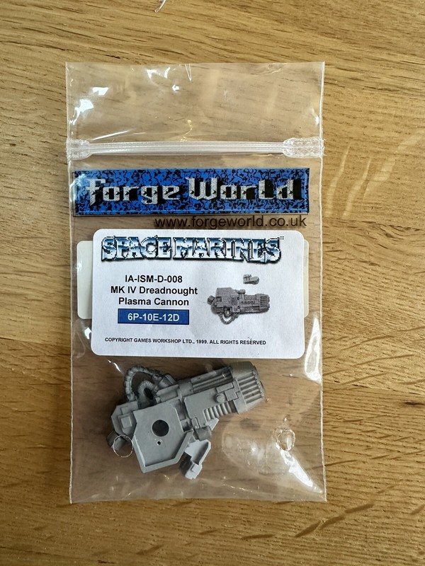 Warhammer 40k Forge World Mkiv Dreadnought Plasma Cannon