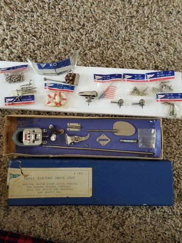 ITO Vintage ALL WOOD TOY BOAT - Miss Sakura RARE K&O NOS parts worth total price