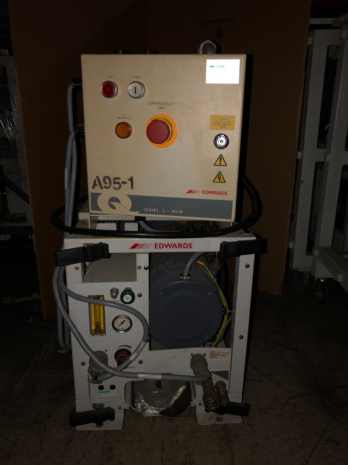 BOC Edwards A38201000 Dry Vacuum Mechanical Pump QDP40 w/ Q Series 2, 188476