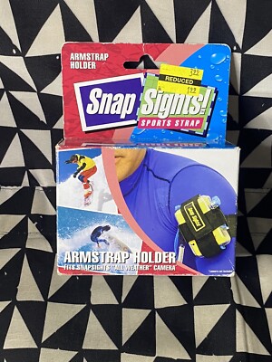 SNAP SIGHTS ARMSTRAP HOLDER SPORTS STRAP EXERCISE RUNNING CAMERA LEASH INCLUDED