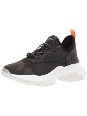 

STEVE MADDEN Женские Зеленые Спортивные Кроссовки Myles с Поднятой Спиной на Блочном Каблуке 6,5 М, Зеленый, MYLE01S1