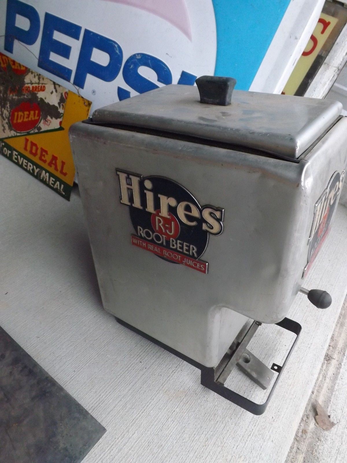 Vintage Hires Root Beer Dispenser SODA GAS OIL COLA