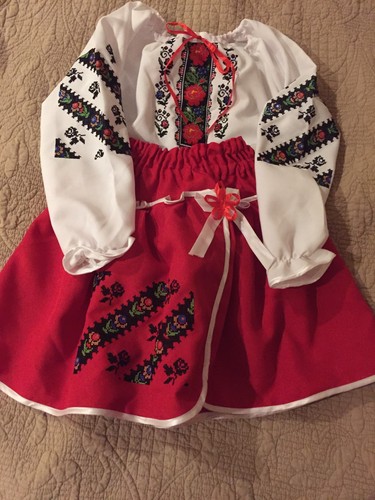 Ukrainian Costume Vyshyvanka For 5-6 Y Girl (14)