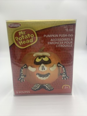 Playshool - MR. POTATO HEAD (Pumpkin Push-ins) (9 Pieces) (2+) (Skeleton) *NEW*