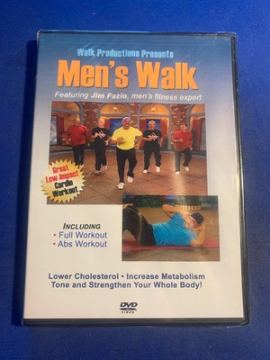 Leslie Sansone s Men s Walk Featuring Jim Fazio (DVD).  .BRAND NEW & SEALED!