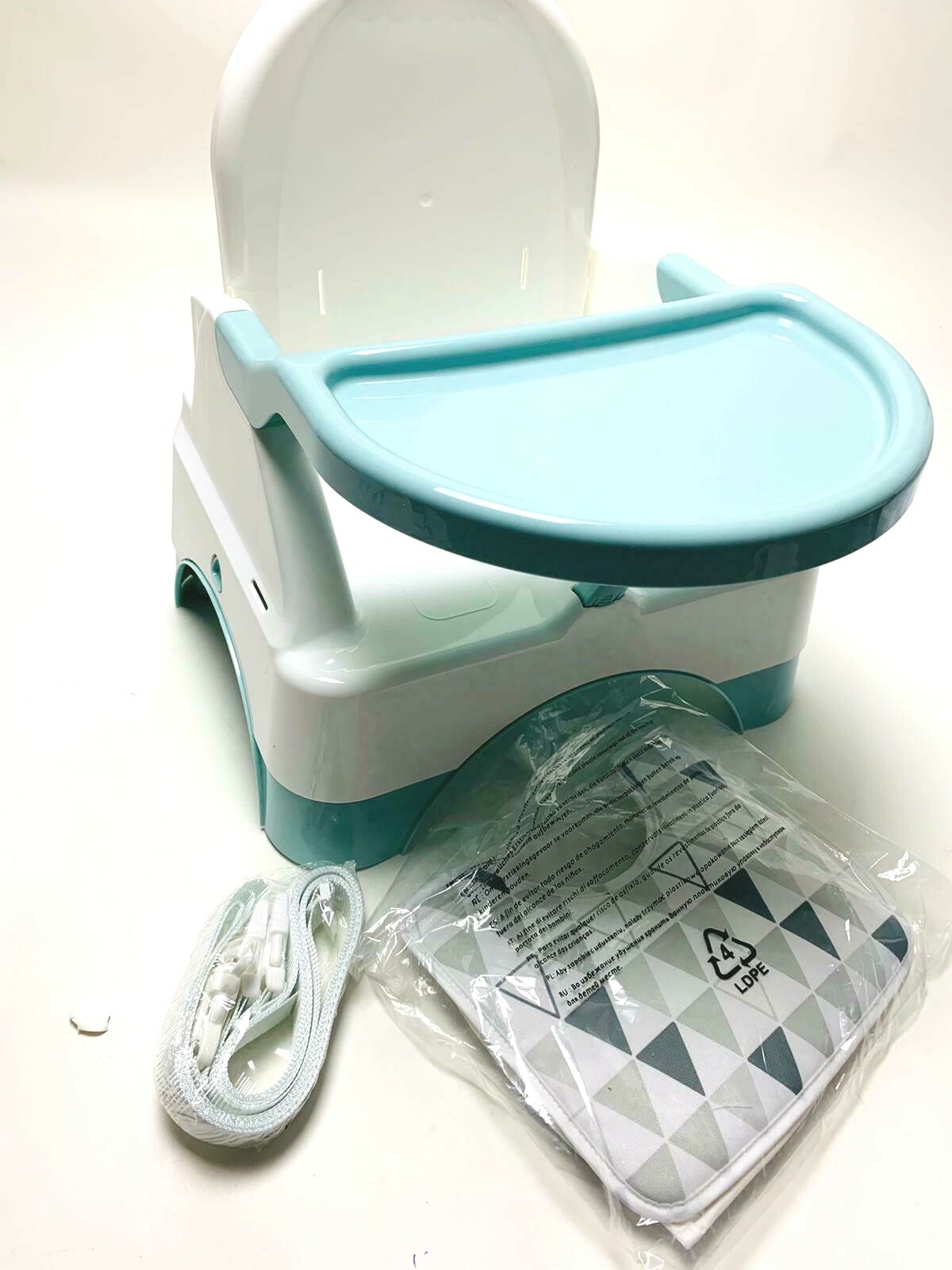 Thermobaby Edgar Sitzerhöhung Booster und Walk Baby Sitz Kindersitz inkl Tablett