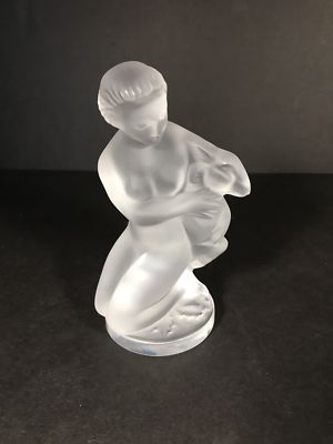Lalique Frosted Crystal Figurine 