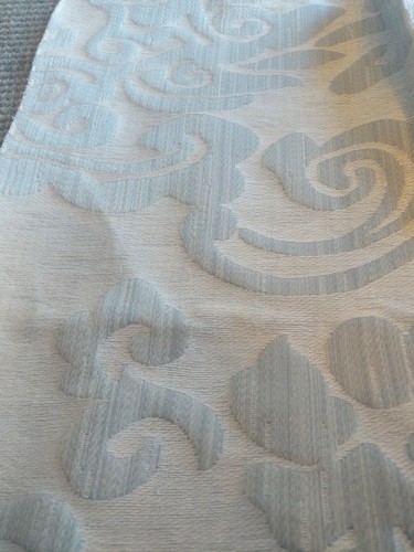 Scalamandre Nimbus Fabric Remnant In Mint