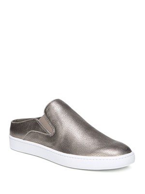 VINCE. Женские кожаные шлепанцы Goring Verrell на платформе с круглым носком, золотистого цвета, 10 М