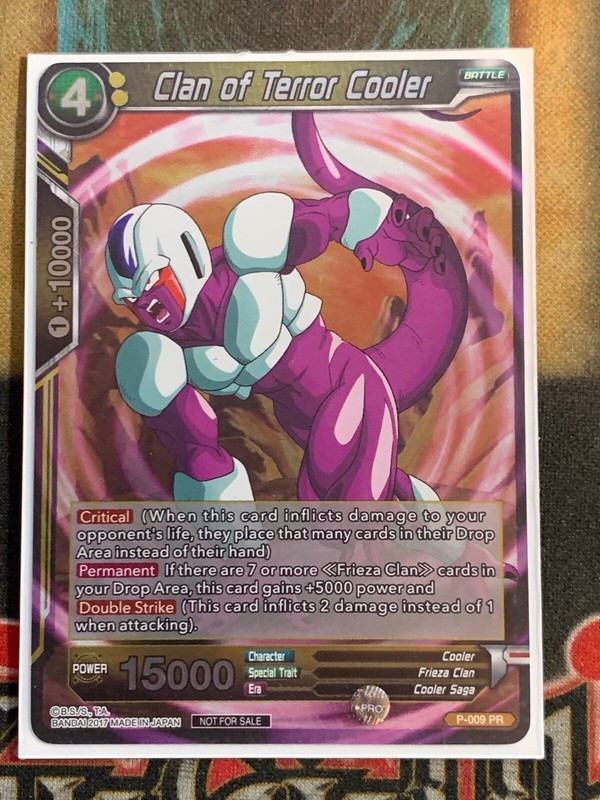 Dragon Ball Super Clan of Terror Cooler P-009 PR Foil