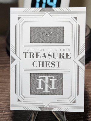 #20/25 HURTS LOVE GOFF SAQUON PURDY 2023 NATIONAL TREASURES TREASURE CHEST PATCH
