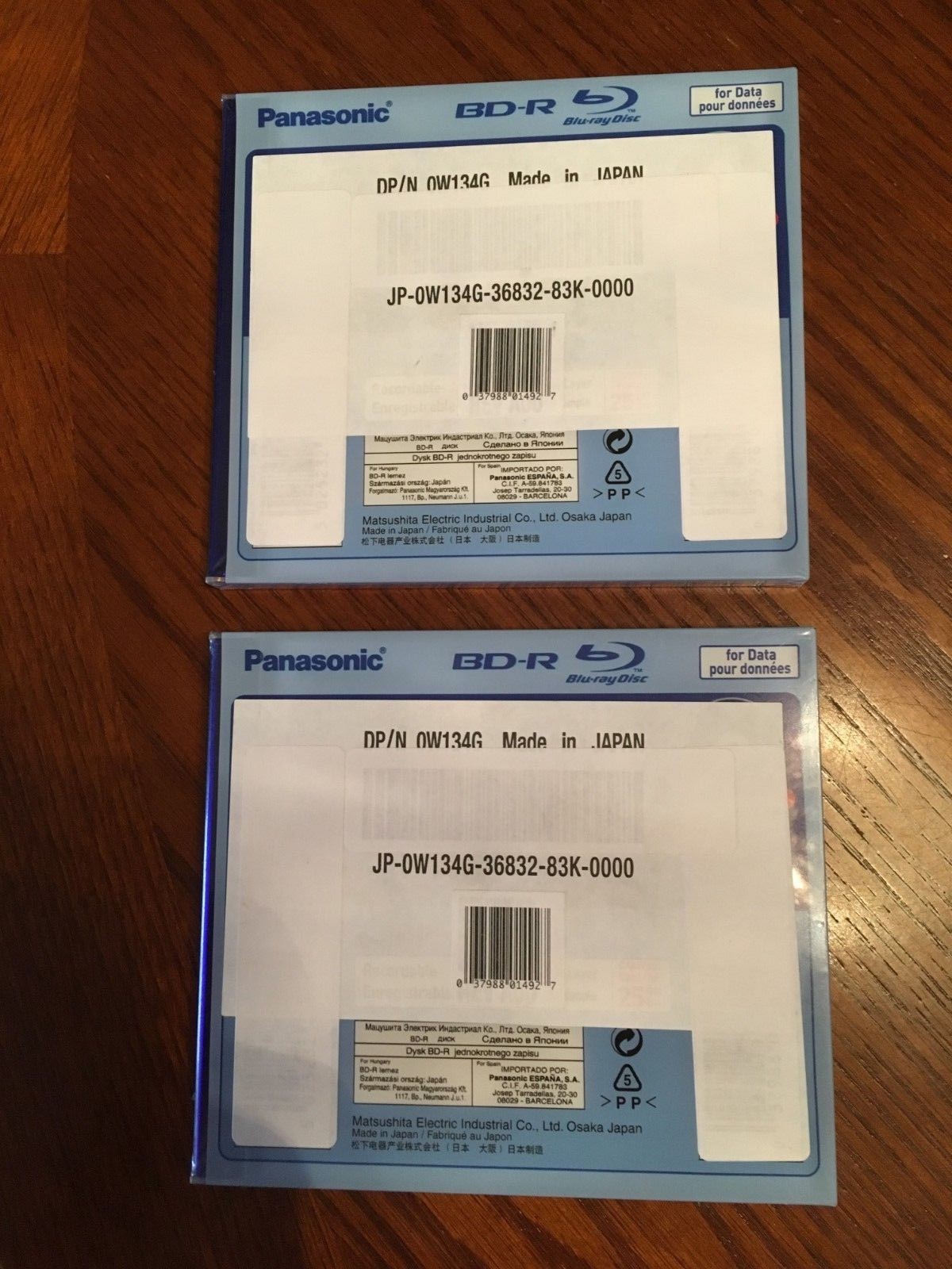 Panasonic Recordable Blu-ray Discs LM-BR25DE 25GB 2x Japan