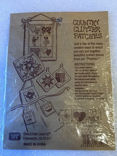 Vintage Country Clutter Handmade Quilt Block Lighthouse New In Pkg