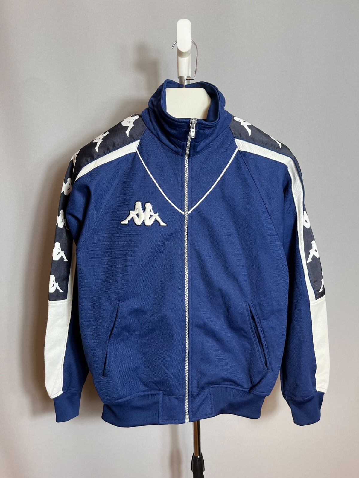 Kappa track jacket mens vintage 90s blue XSMALL | eBay