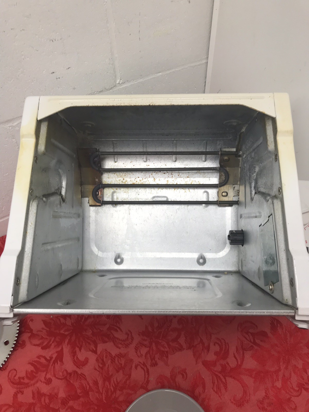 Ronco Showtime Rotisserie & BBQ Oven Model Compact 3000 White Deluxe