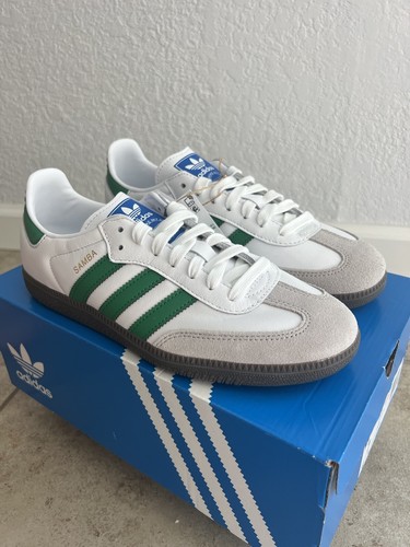◆adidas◆ Samba OG White Green IG1024 adidas Samba OG Shoes - Black | Free Shipping with adiClub