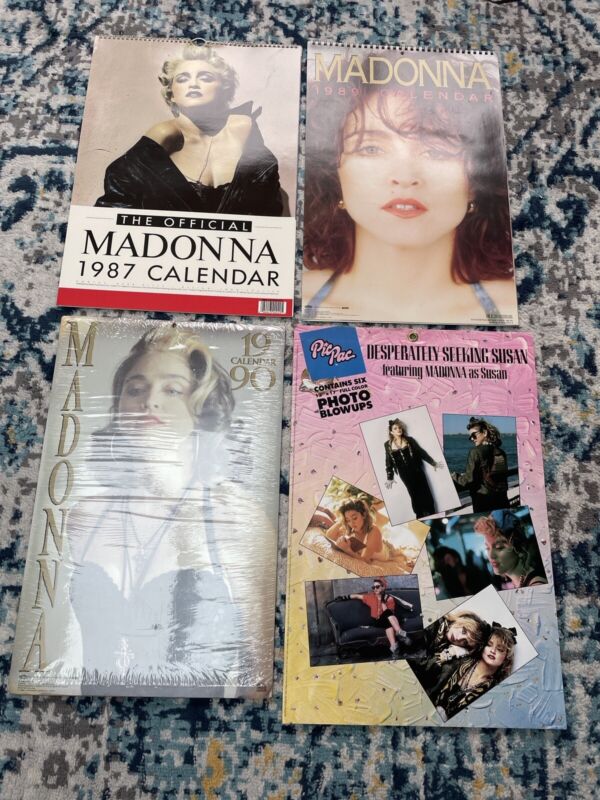 Madonna Lot Calendars Desperately Seeking Susan Posters 1985 1987 1989 1990
