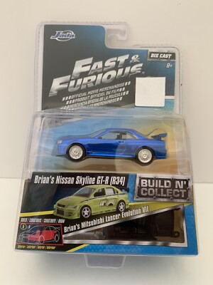 Fast & Furious Brian s Nissan Skyline GT-R *Mitsubishi Lancer Evolution