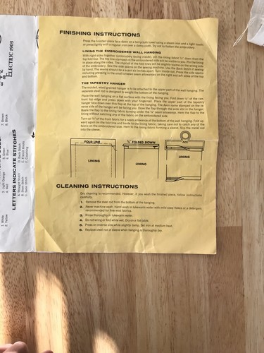 Avon Creative Needlecraft Vintage Crewel Embroidery Kit Vintage Cars Hanging