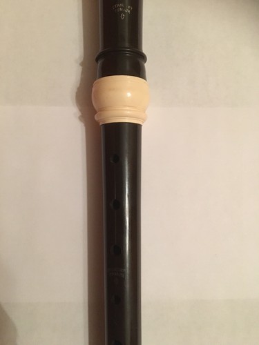 Stanesby Junior Zen On Soprano Recorder With Case And Cleaner Japan GUC 13” Long