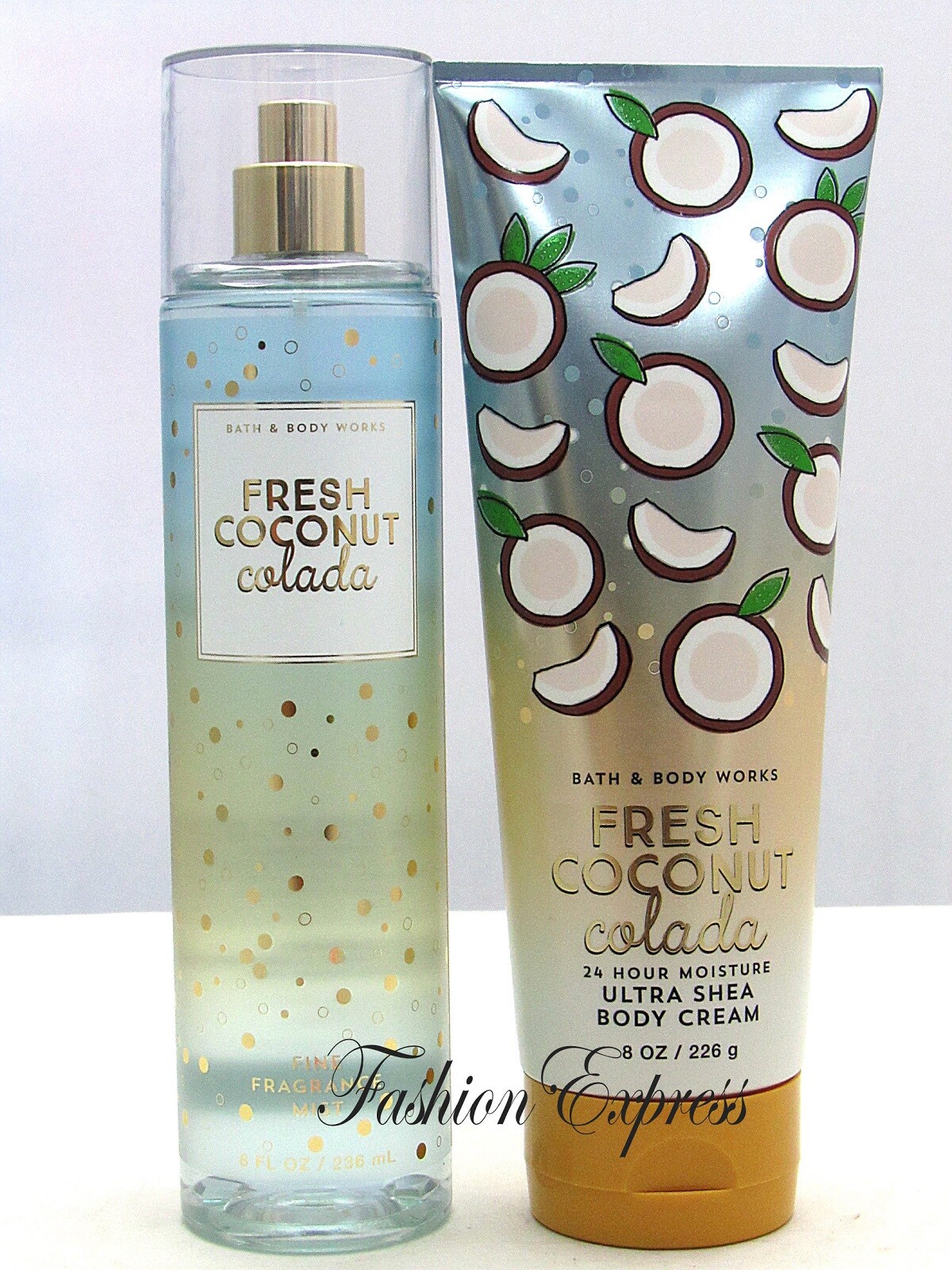 BATH & BODY WORKS FRESH COCONUT COLADA BODY MIST SPRAY