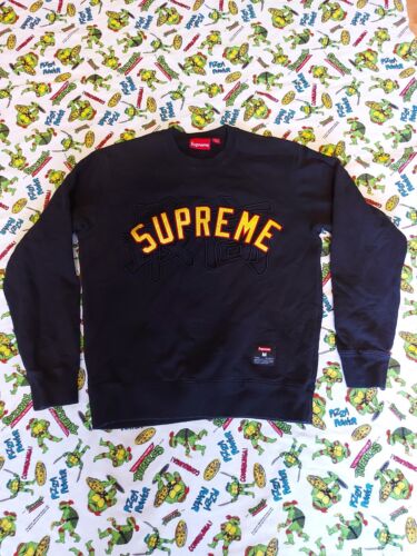 Brand New Supreme Kanji Logo Crewneck Black Size Medium | eBay Brand New Supreme Kanji Logo Crewneck Black Size Medium | eBay