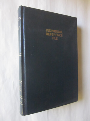 Individual Reference File of Extracts From the Edgar Cayce Readings 1976 HC vg
