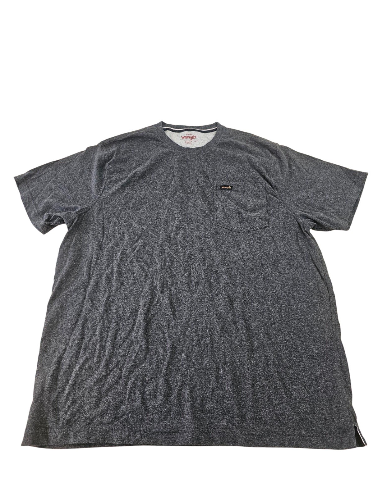 Wrangler Mens Pocket Classic Regular Fit T-Shirt - XL / X-LARGE - GREY