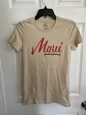 Maui Goodlife by Marky G Apparel T-Shirt Adult Small Size Short Sleeve Tee NEW