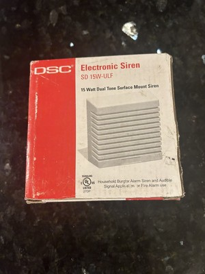 DSC Electronic Siren - SD 15W 15 Watt Dual Tone Surface Mount Siren