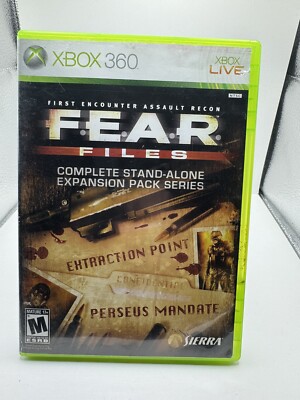 F.E.A.R. Files (Microsoft Xbox 360, 2007) No Manual
