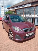 2016 Peugeot 108 1.0 Active 5dr HATCHBACK Petrol Manual
