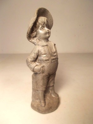 Antique Boy Finial  Figurine Statute not Round Oak Stove