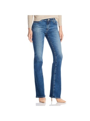 AG AG-ED DENIM Женские синие джинсовые джинсы с карманами и застежкой-молнией для ботинок 24X32