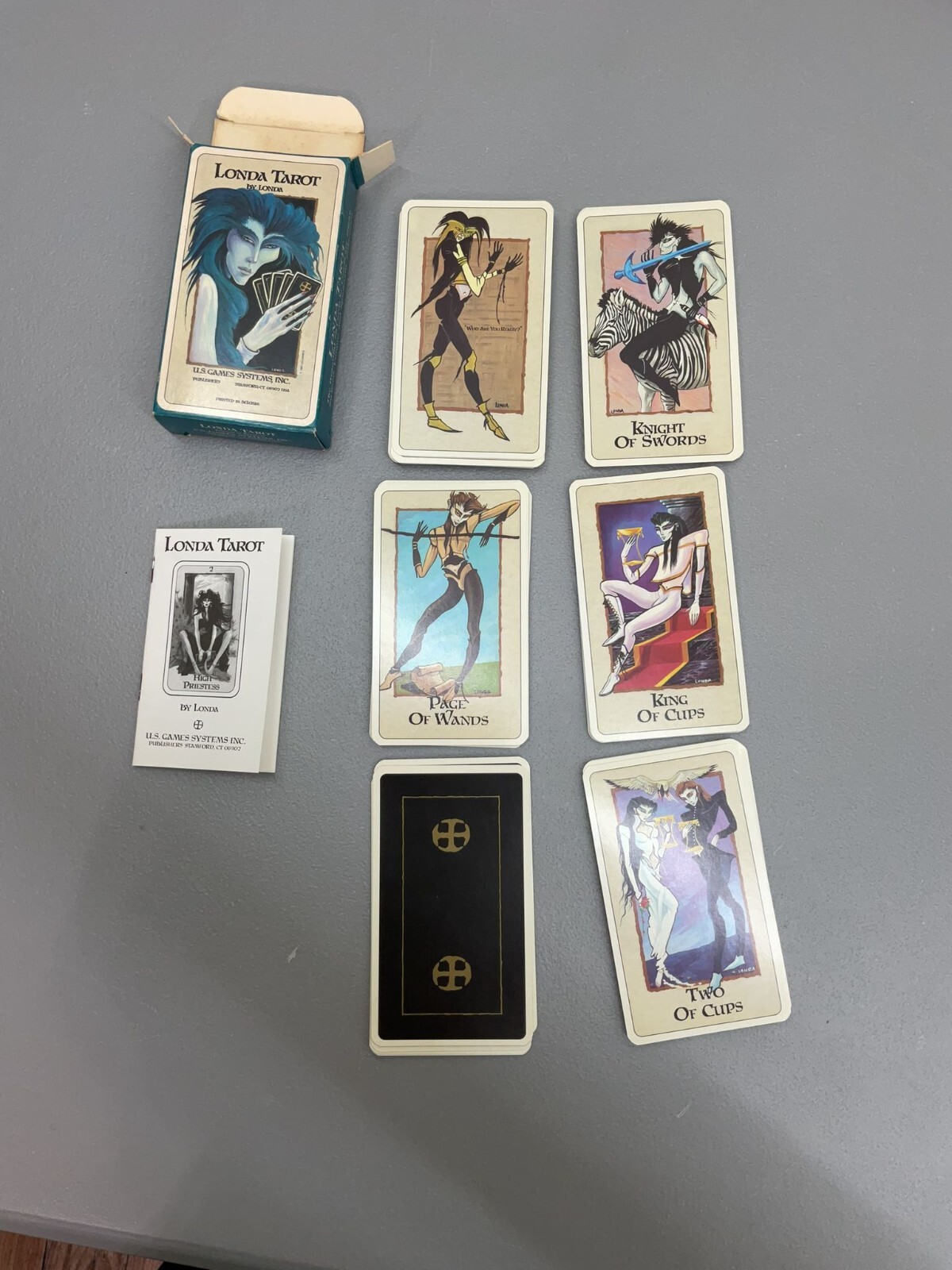 Vintage 1993 Londa Tarot By Londa 78 Cards With Guidebook Vintage 1993 Londa Tarot By Londa 78 Cards With Guidebook