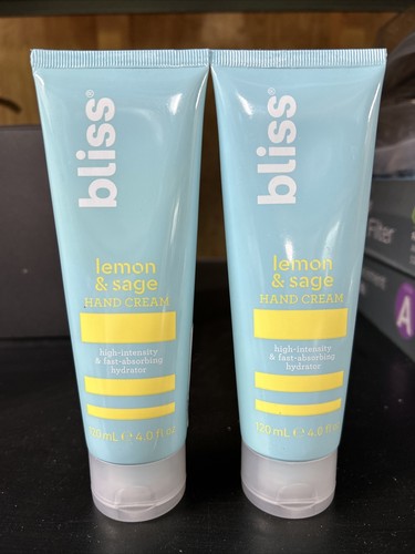 Bliss Brand Lemon & Sage Body Butter, 4.0 fl. oz., Brand New & sealed